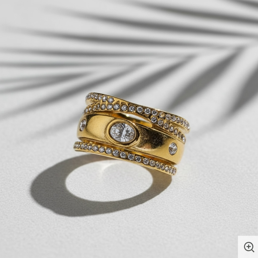 Aurora Vintage Gold Ring