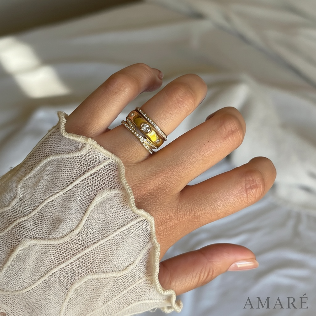 Aurora Vintage Gold Ring